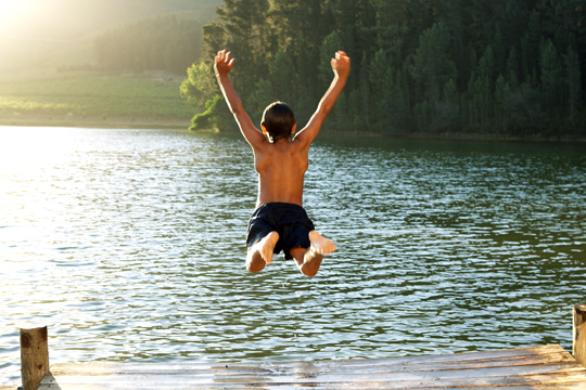 Boy Jumping